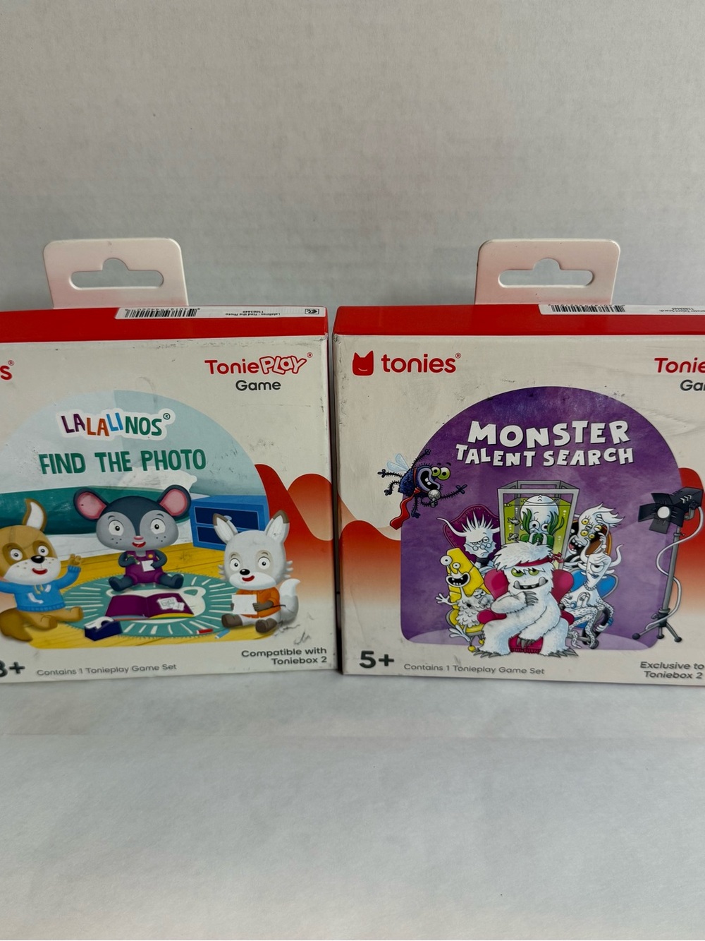 Tonie Box 2 - Monster Talent Search (Purple) & Lalalinos Find The Photo (Teal)